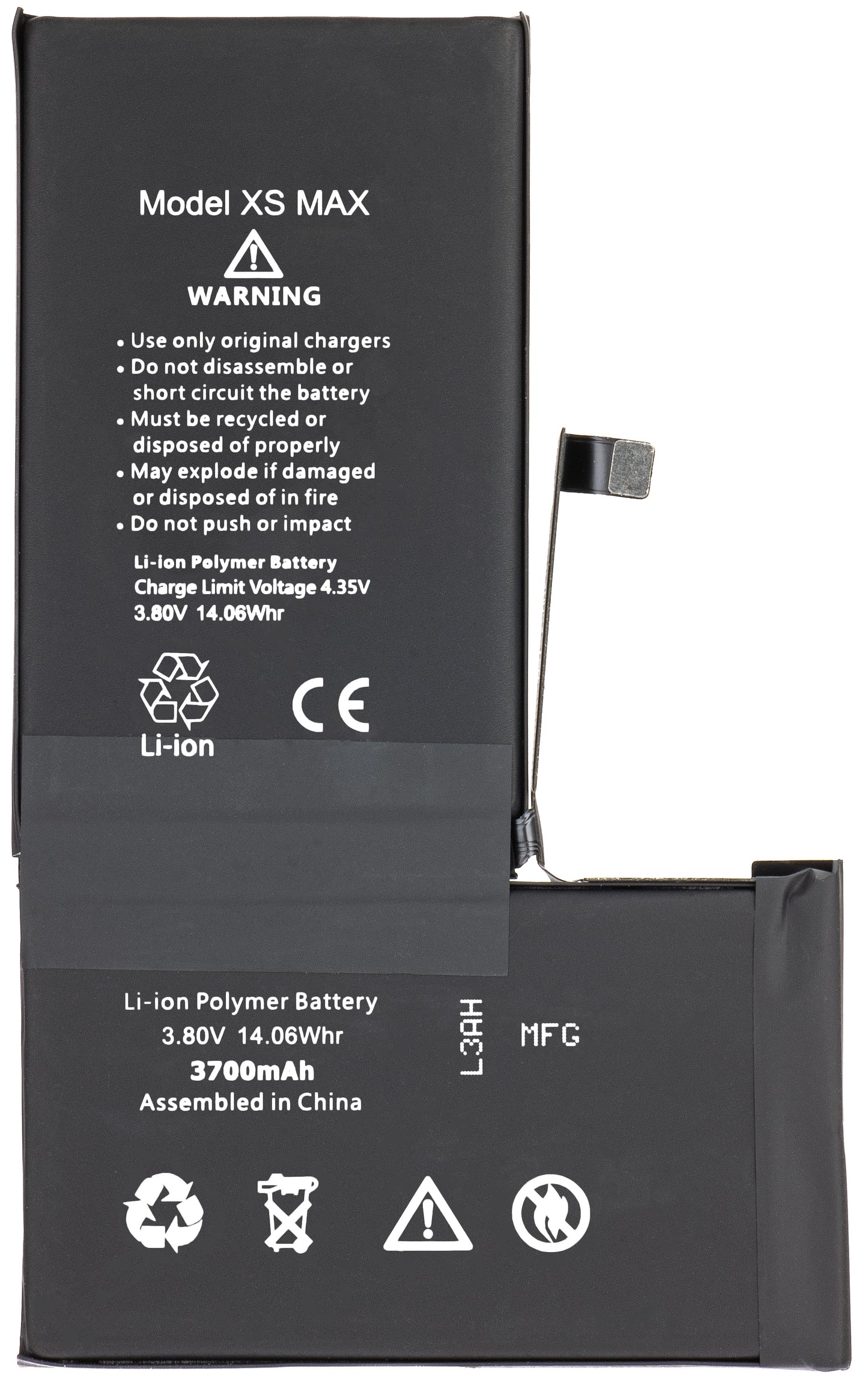 Apple iPhone XS Max Battery, High Capacity