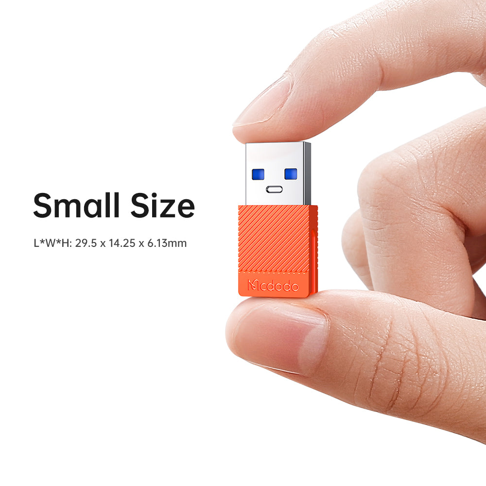 USB-C to USB-A Data and Charging Adapter McDodo OT-6550, Orange