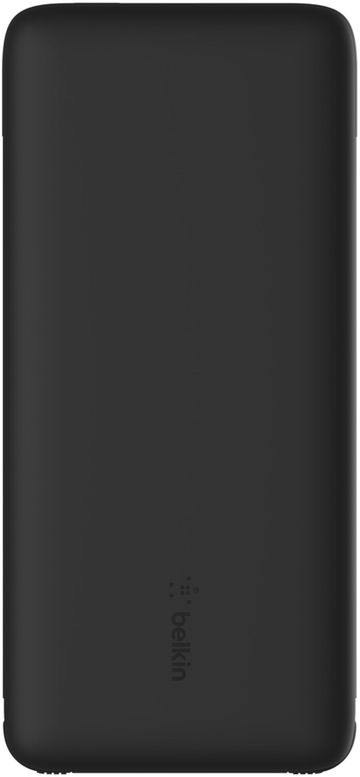 Belkin BoostCharge Plus External Battery, 10000mAh, 23W, QC + PD, 1 x Lightning - 2 x USB-C, Black BPB006btBLK