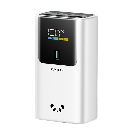 Cuktech PB1055 External Battery, 10000mAh, 55W, QC + PD, 1 x USB-A - 2 x USB-C, Gray CKPB1055GBTG