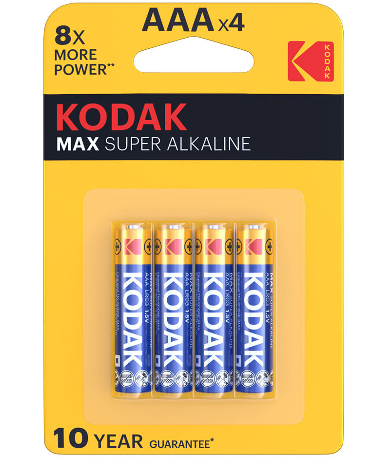 Kodak Max Super Battery, AAA / LR3, Set of 4 pieces
