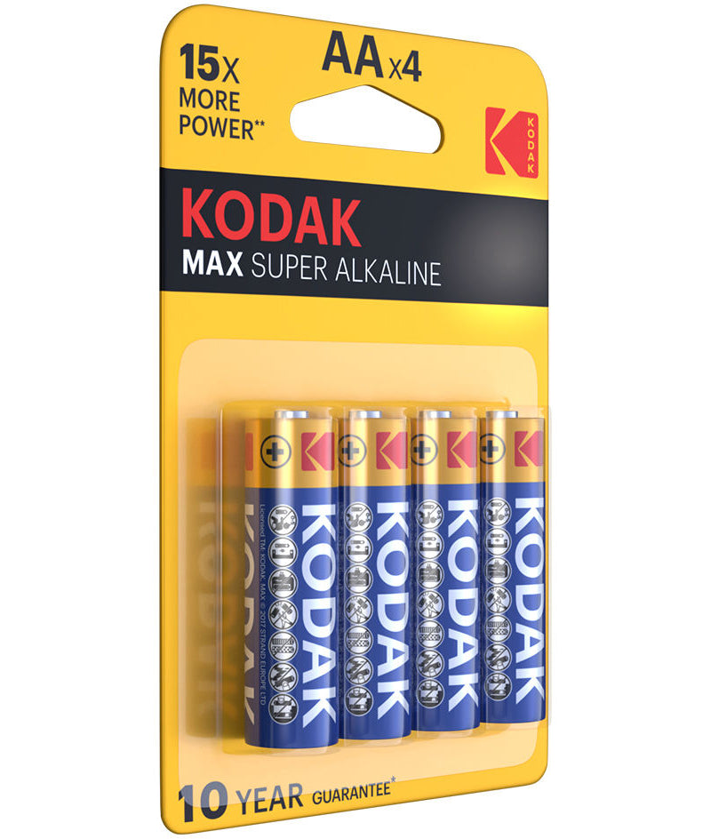 Kodak Max Super Battery, AA / LR6, Set of 4 pieces