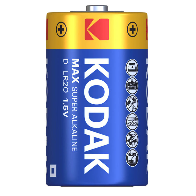 Kodak Max Super Battery, LR20, Set of 2 pieces