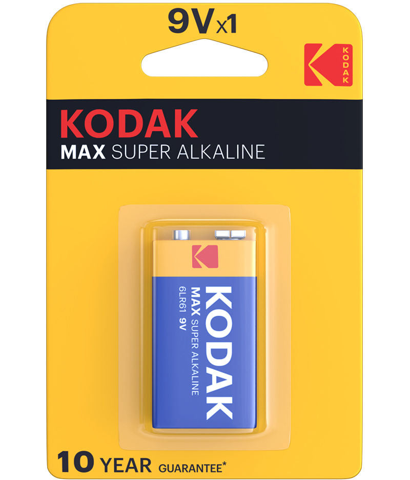 Kodak Max Super Battery, 6LR61 (9V)