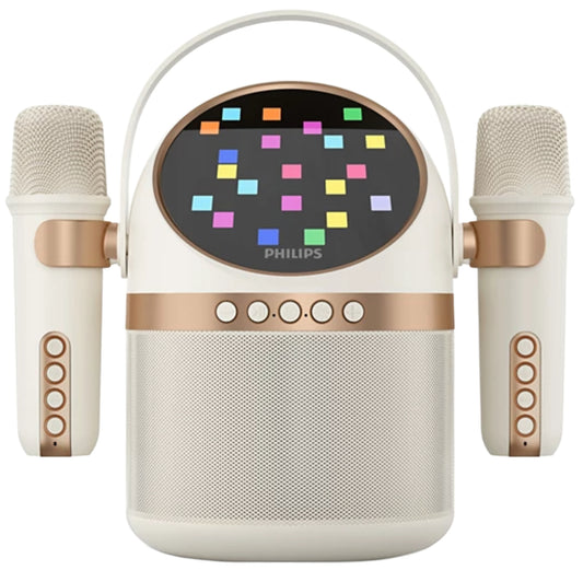 Philips Portable Bluetooth Speaker, 10W, Karaoke, Beige TAS2509WT/00