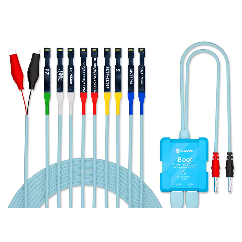 Sunshine IBOOT-A Power Cable for Apple iPhone 6 - 14 Pro Max Series