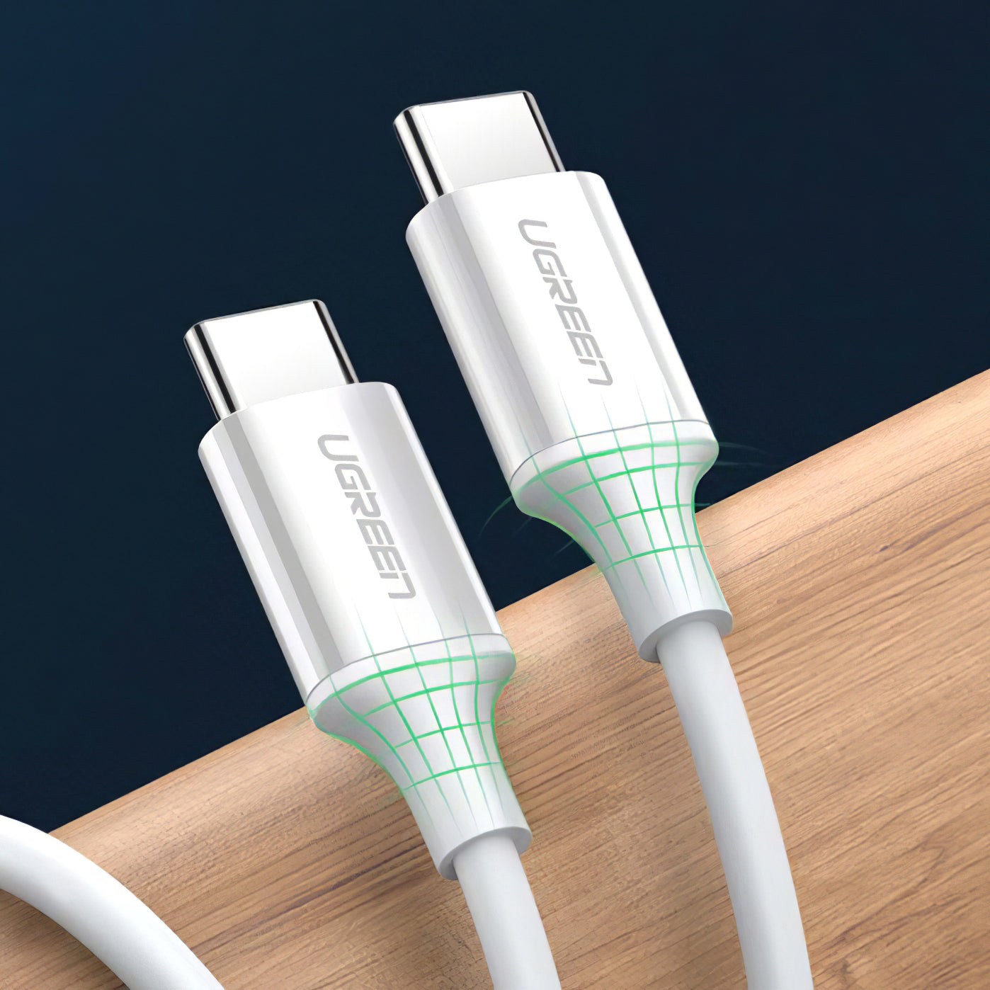 USB-C Data and Charging Cable - USB-C UGREEN US264, 60W, 1m, White