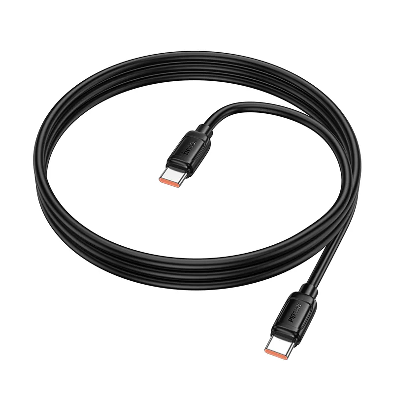 USB-C Data and Charging Cable - USB-C HOCO X115, 240W, 1m, Black