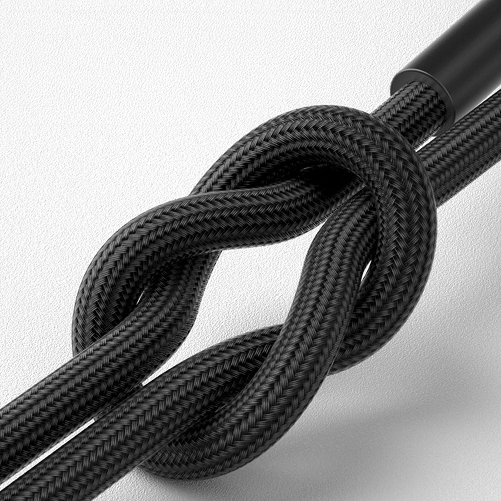 USB-A to Lightning Data and Charging Cable 3MK Hyper N, 12W, 1m, Black