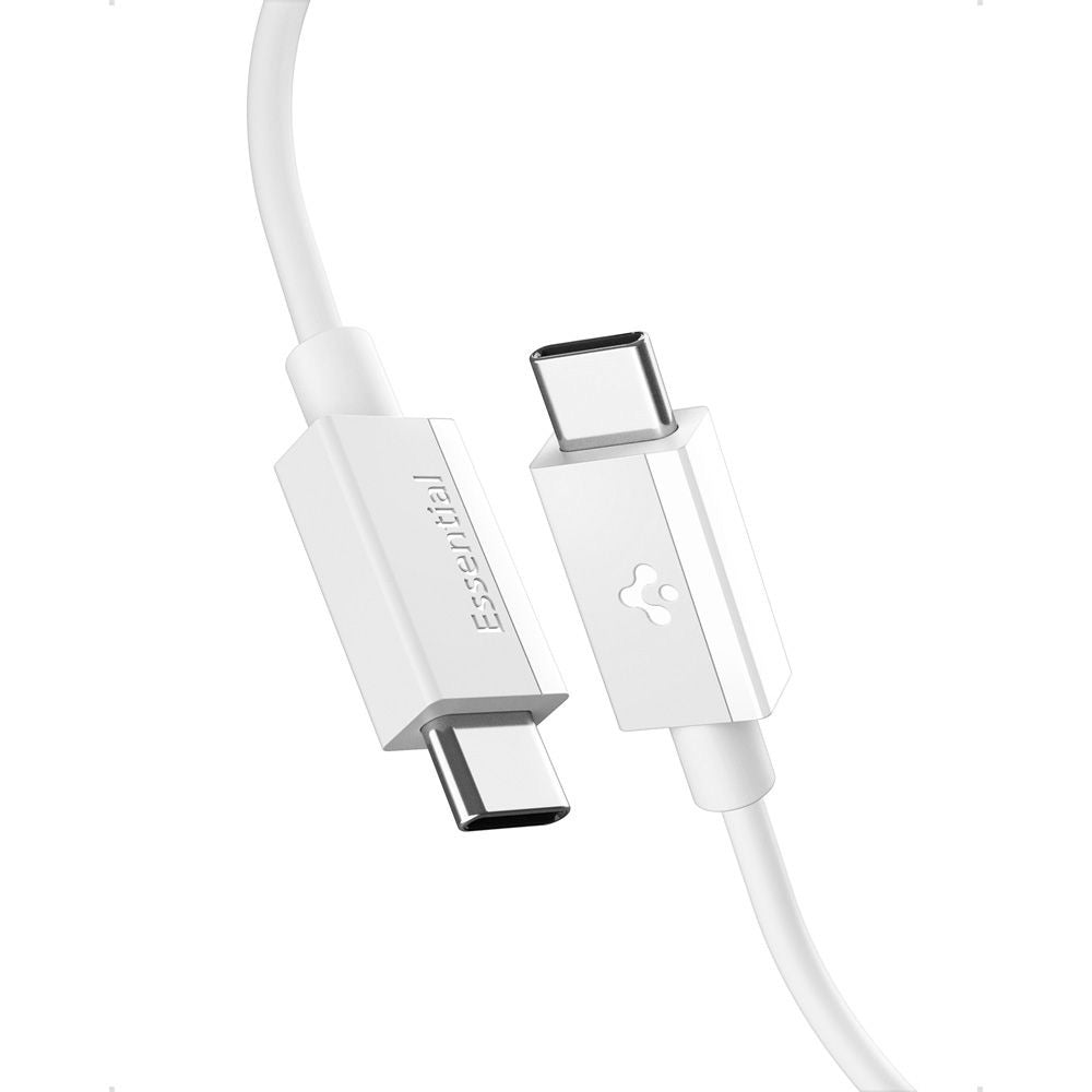 USB-C Data and Charging Cable - USB-C Spigen Essential, 60W, 2m, White ACA08719