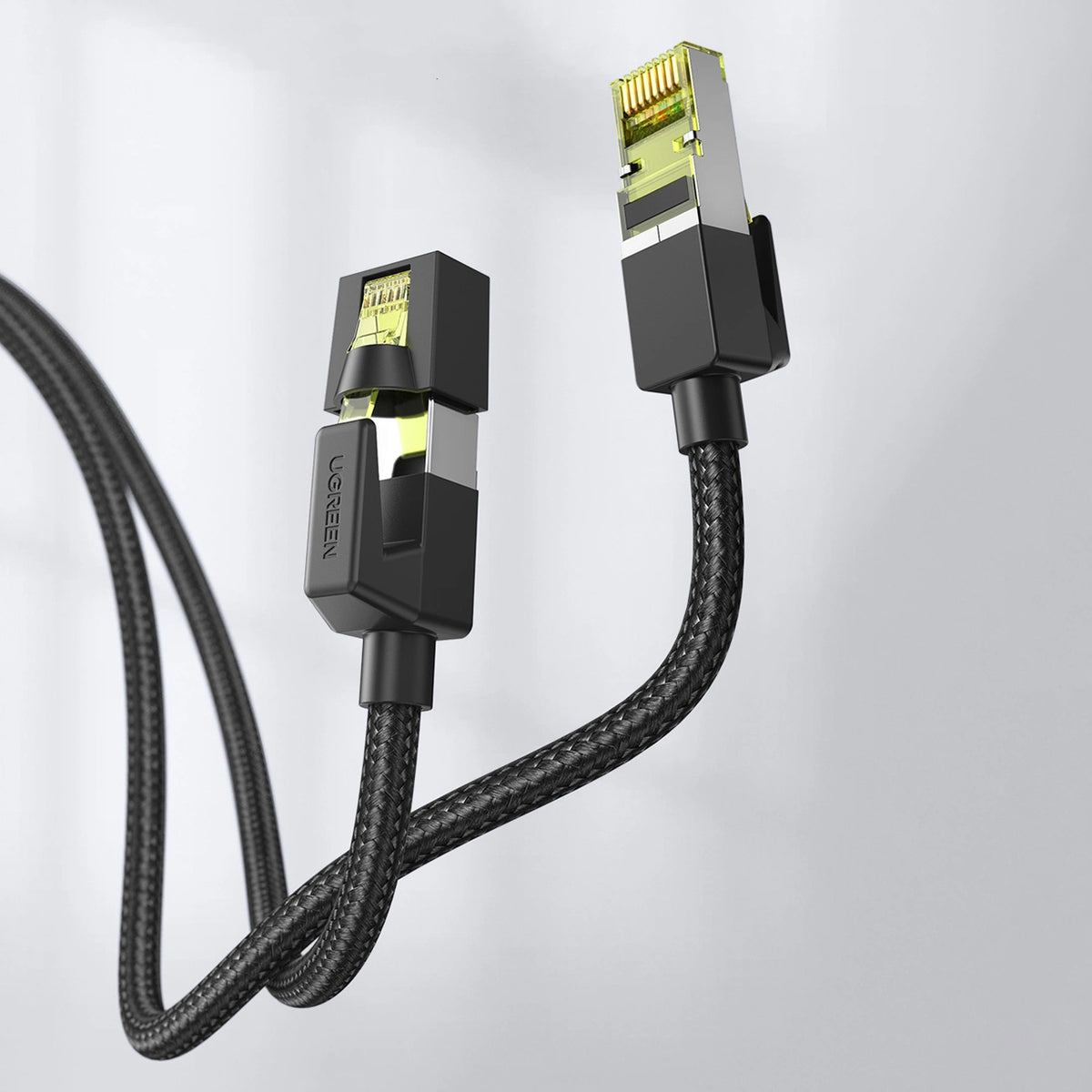 Network Cable UGREEN NW150, UTP, Cat7, 2m, Black