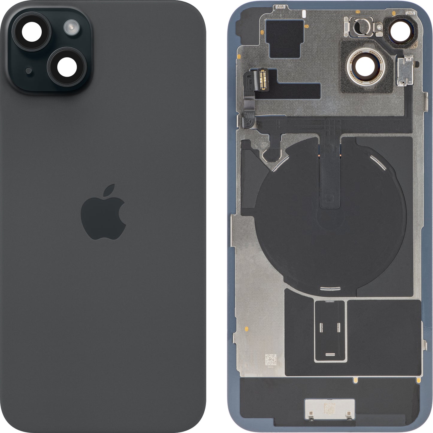 Apple iPhone 15 Plus Battery Cover, Black, Premium Swap