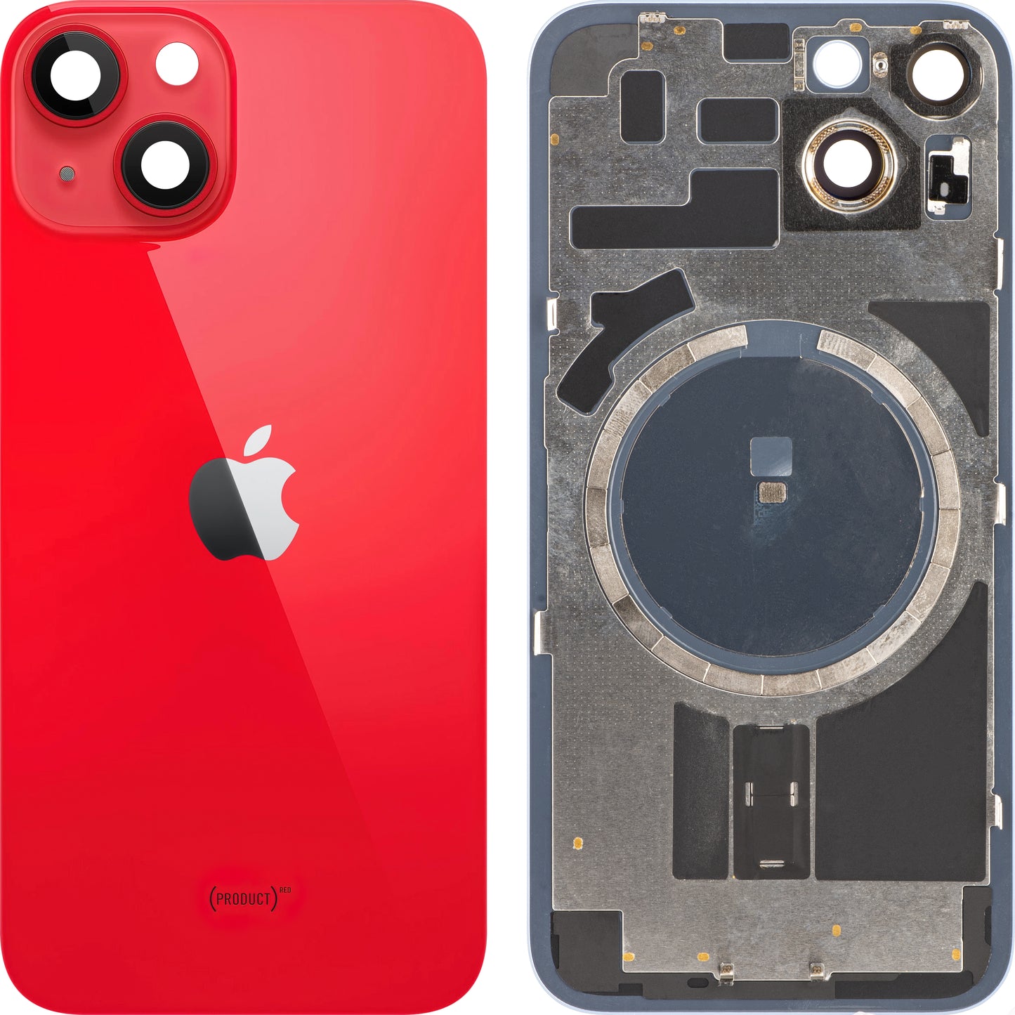 Apple iPhone 14 Battery Cover, Red, Premium Swap