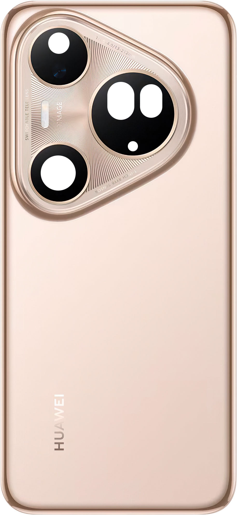 Huawei Pura 80 Ultra Battery Cover, Gold (Prestige Gold), Service Pack 02357BQP