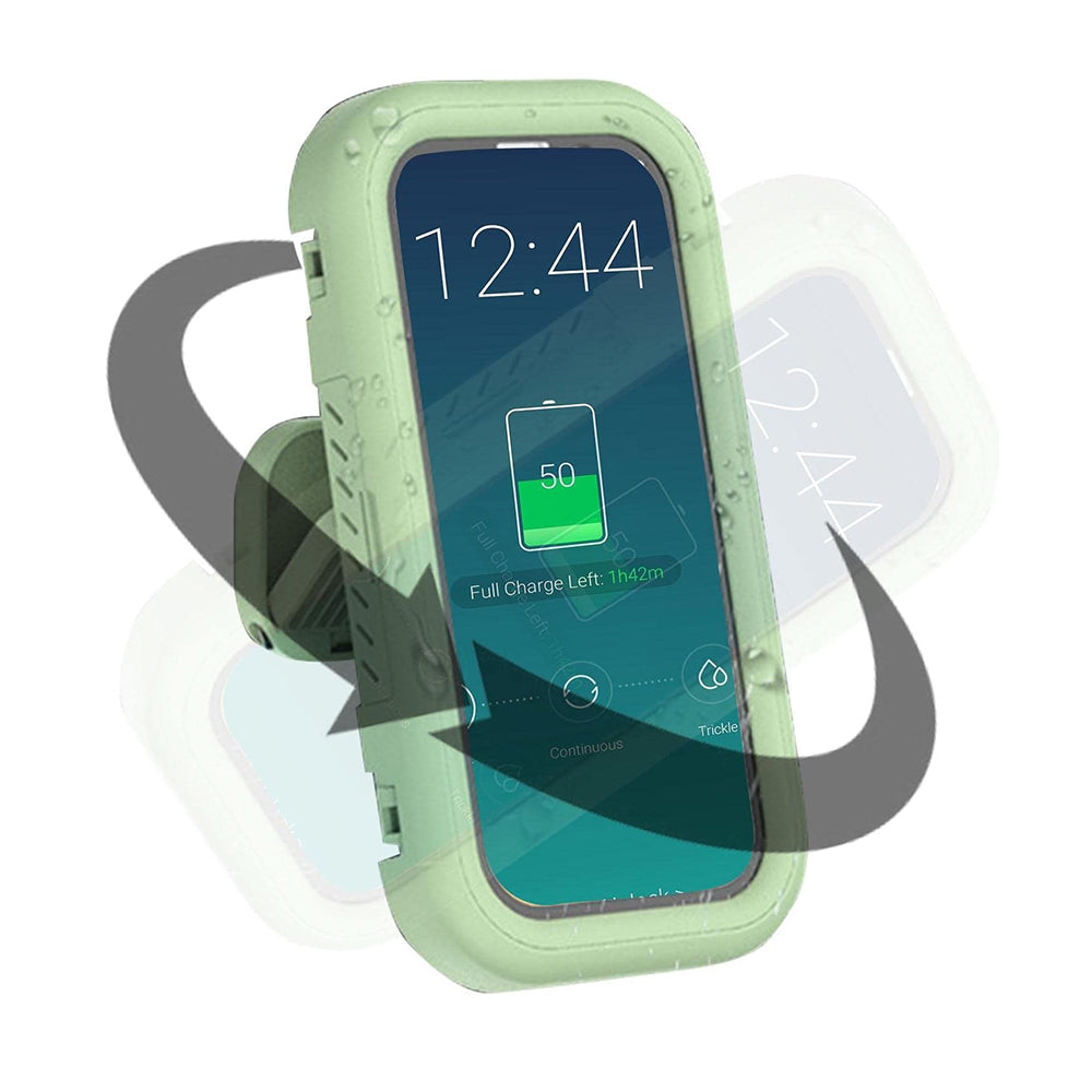 Techsuit LC-999 Wall Case with Touch Membrane for Phone, Waterproof, Rose Gold