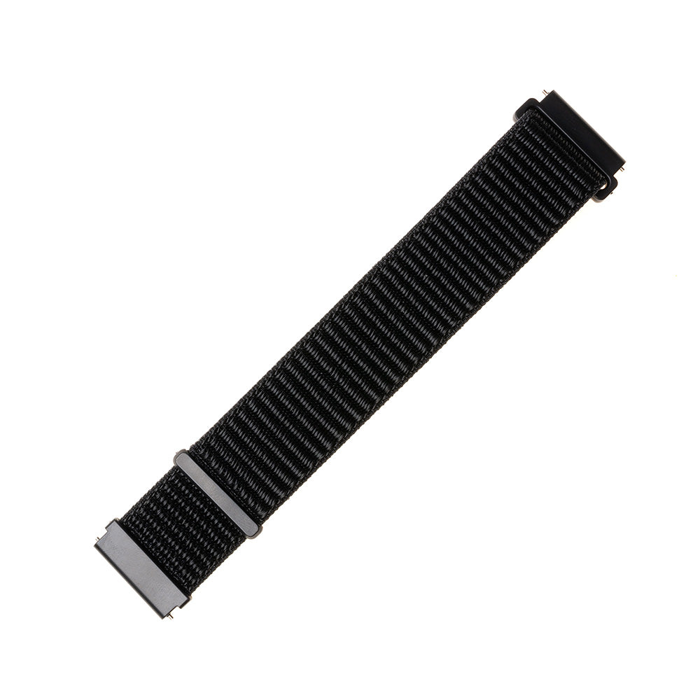 Fixed Nylon Strap for Samsung Galaxy Watch / Huawei Watch Series, 20mm, Black