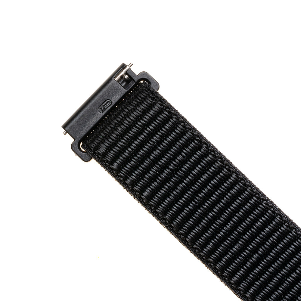 Fixed Nylon Strap for Samsung Galaxy Watch / Huawei Watch Series, 20mm, Black