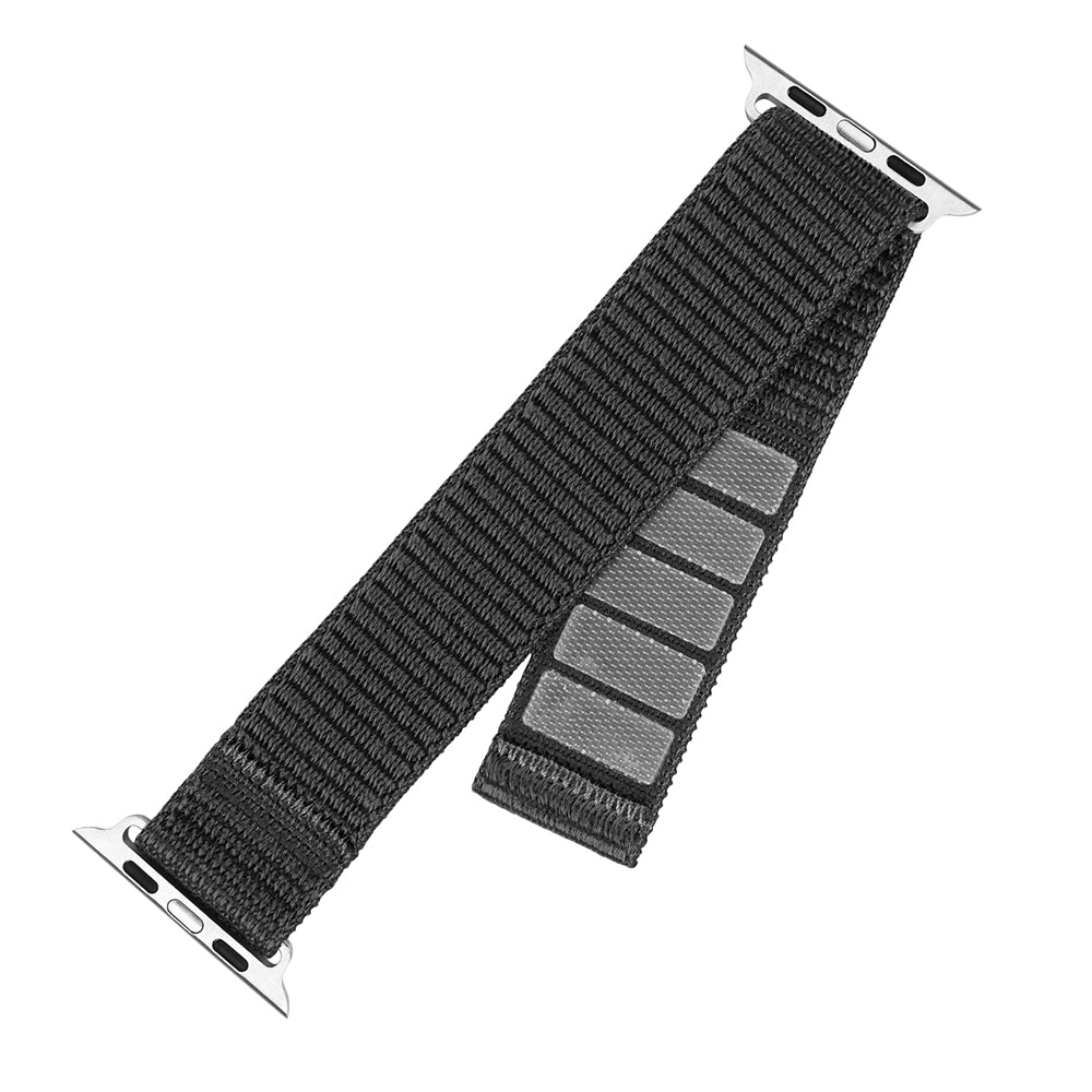 Fixed Nylon Sporty Strap for Apple Watch 42mm / 41mm / 40mm / 38mm Series, Dark Grey