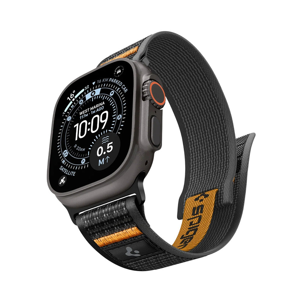 Spigen Athlex Air 2 Strap for Apple Watch 49mm / 46mm / 45mm / 44mm Series, Orange AMP10607