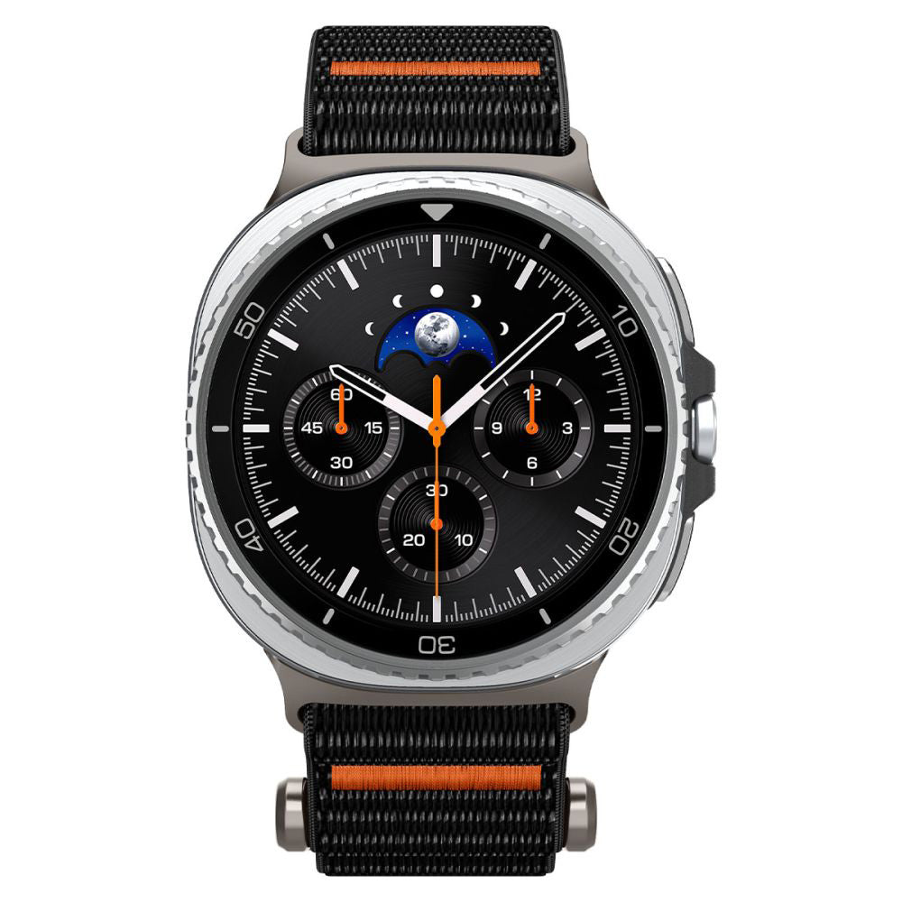 Spigen DuraPro Flex Strap for Samsung Galaxy Watch8 / Watch8 Classic Series, Black AMP10116
