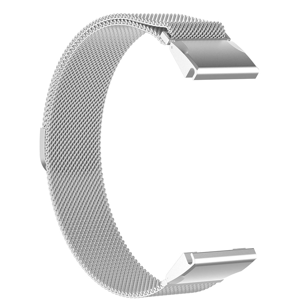 Techsuit W009 Strap for Garmin Watch Fenix Series, 26mm, Silver