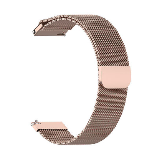 Techsuit W009 Strap for Huawei Watch / Garmin Watch Series, 18mm, Rose Gold