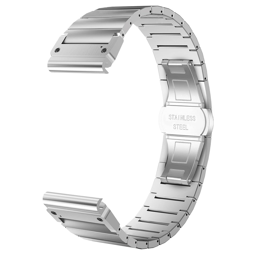 Techsuit W012 Strap for Garmin Instinct / Approach / Fenix Watch Series, 20mm, Silver