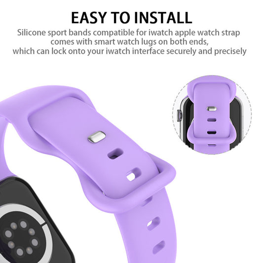 Techsuit W031 Strap for Apple Watch 42mm / 41mm / 40mm / 38mm Series, Purple