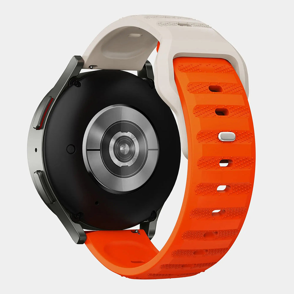 Techsuit W050 Strap for Huawei Watch / Xiaomi Watch Series, 22mm, Beige Orange