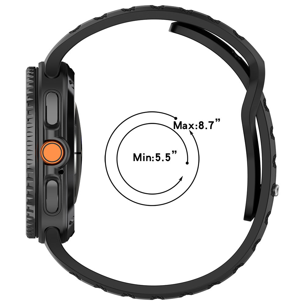 Techsuit W050 Strap for Samsung Galaxy Watch 8 Classic / Watch8 44mm / Watch 8 40mm, Gray