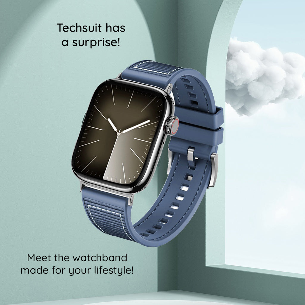 Techsuit W051 Strap for Huawei Watch / Xiaomi Watch Series, 22mm, Grey