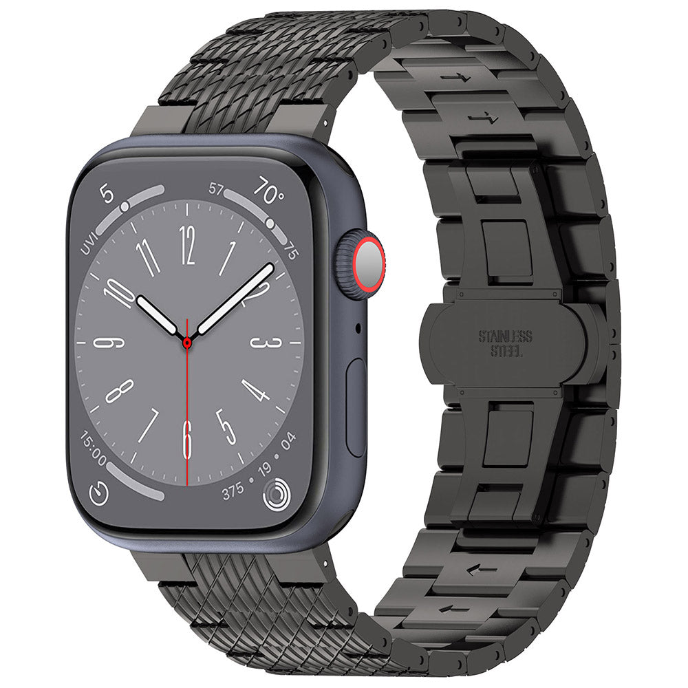 Techsuit W052 Strap for Apple Watch 42mm / 41mm / 40mm / 38mm Series, Black