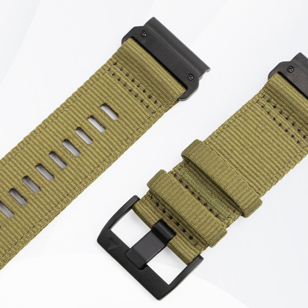 Techsuit W070 Strap for Garmin Watch Fenix / Forerunner Series, 22mm, Dark Green