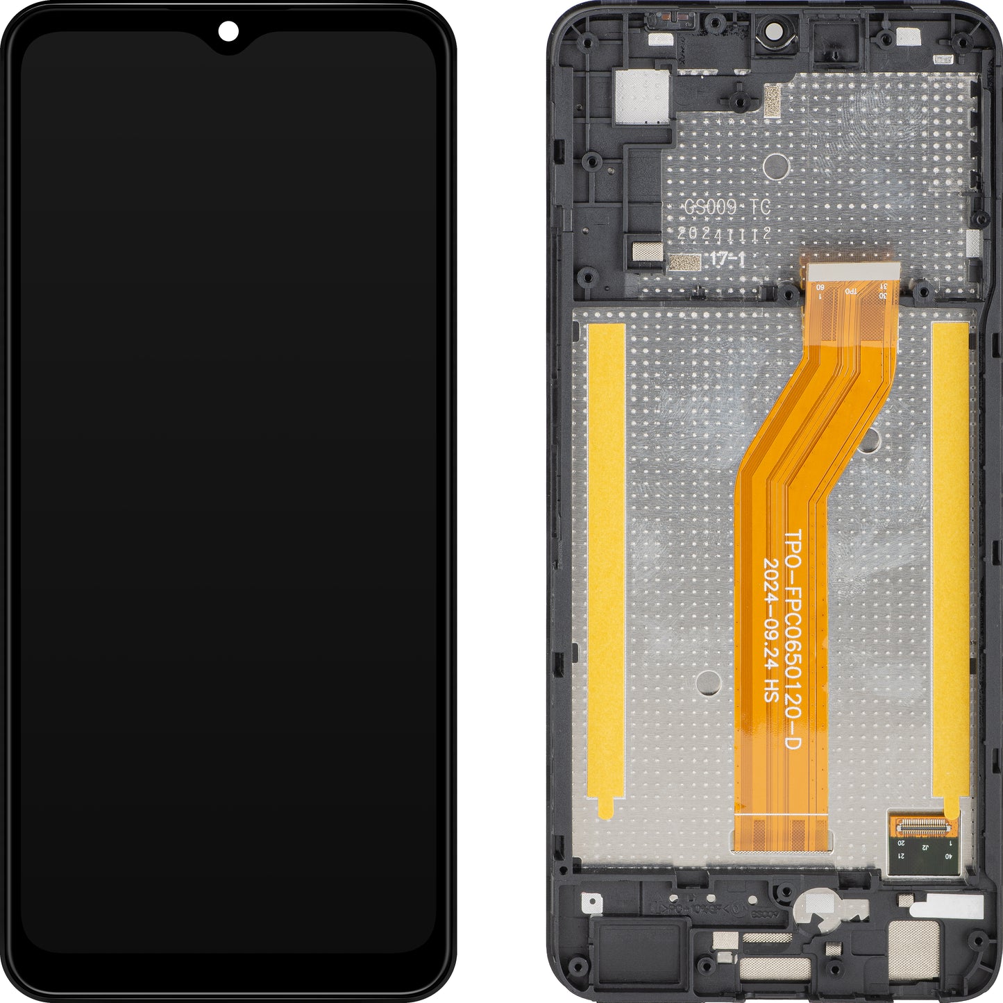 HMD Key Display with Touchscreen, with Frame, Black, Service Pack HGS009FQA2SK1