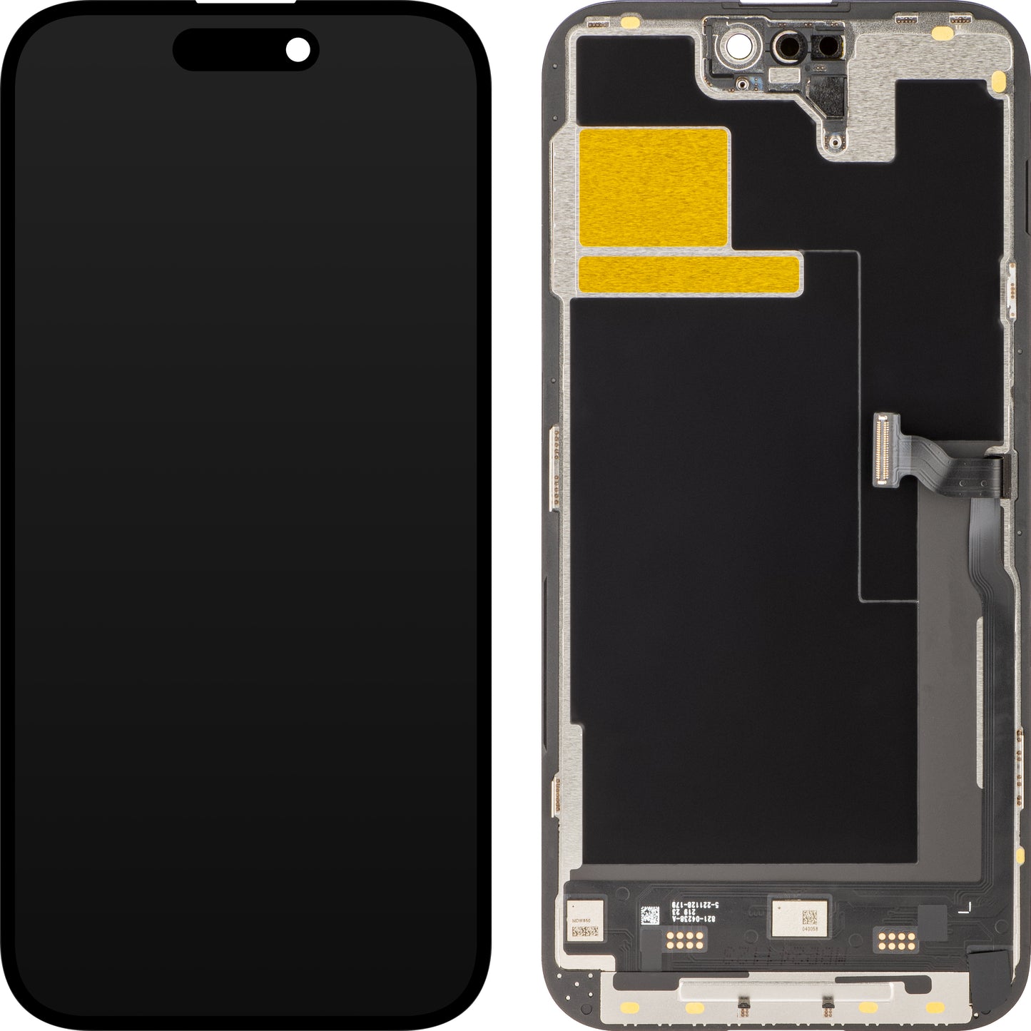 JK Touchscreen Display for Apple iPhone 14 Pro Max, with Frame, Movable In-Cell IC LCD Version, Black