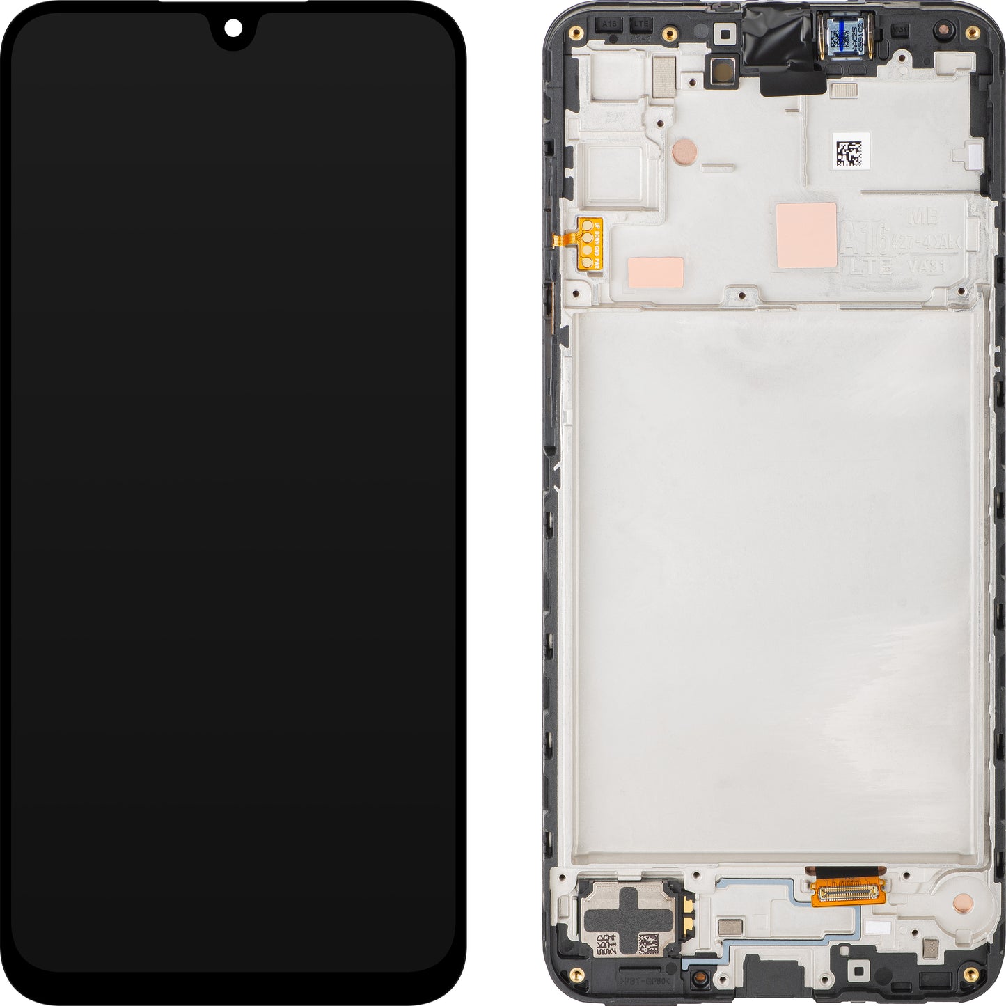 Samsung Galaxy Galaxy A16 4G A165 Touchscreen Display with Frame, Black, Service Pack GH82-36253A
