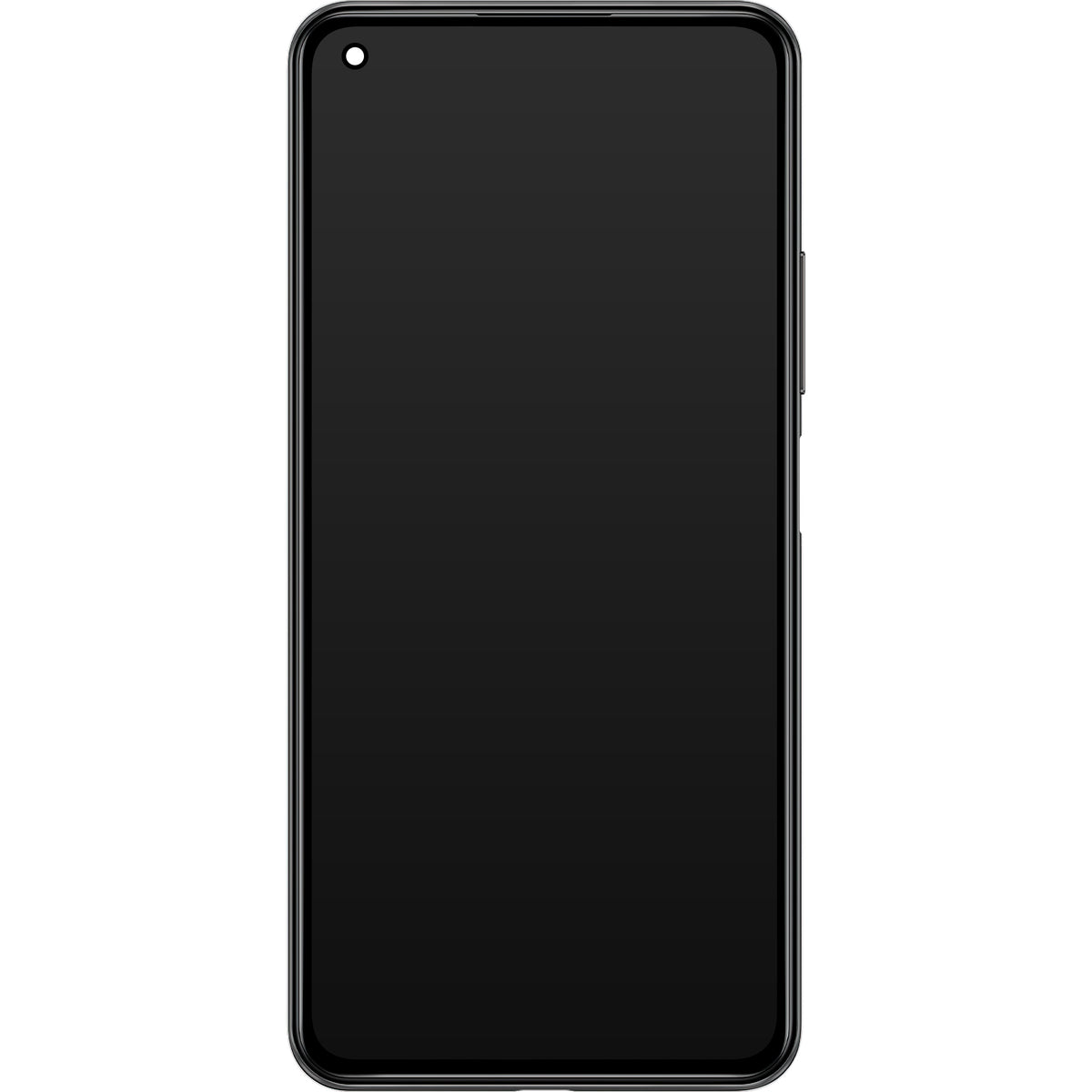 Xiaomi 11 Lite 5G NE Touchscreen Display with Frame, Black (Truffle Black), Swap 5600030K9D00