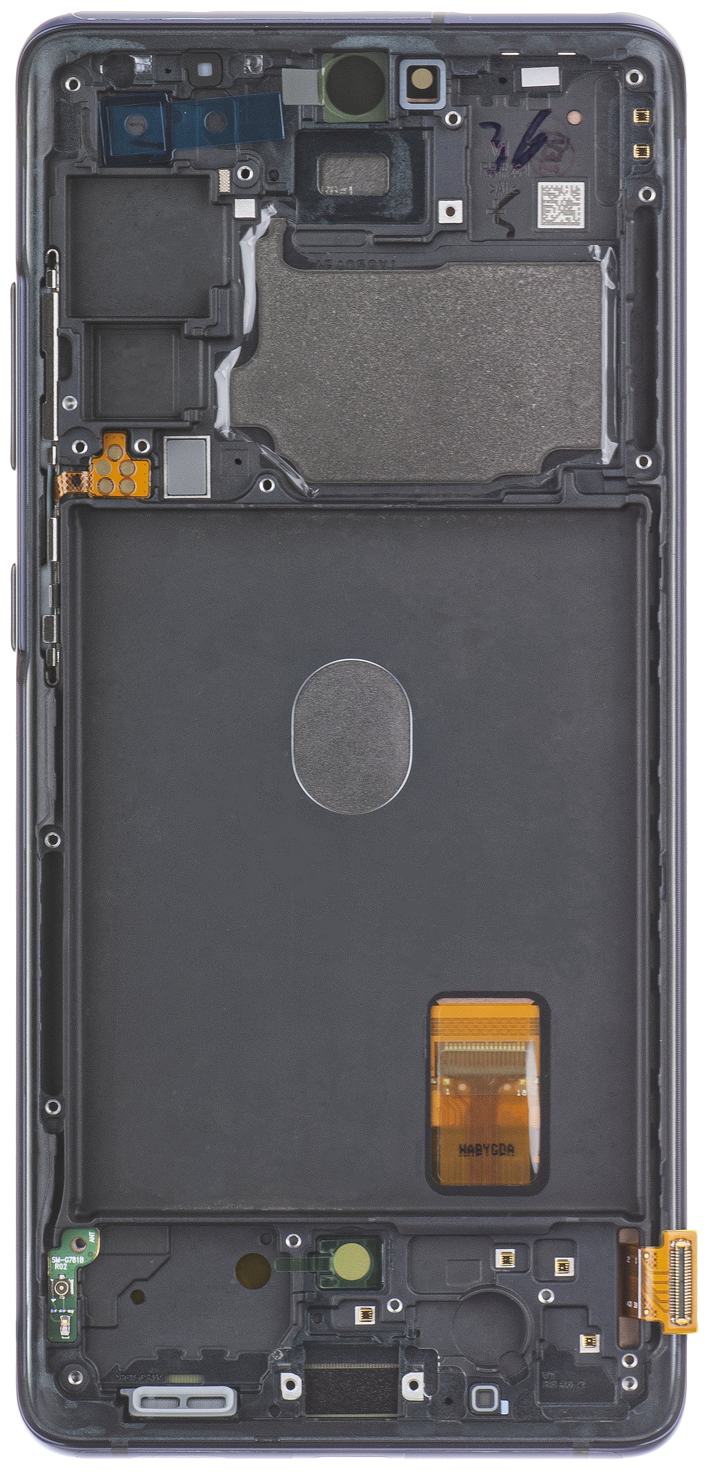 Samsung Galaxy Galaxy S20 FE 5G Touchscreen Display G781, with Frame, Navy Blue, Service Pack GH82-24214A