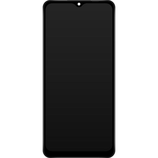 Touchscreen Display Samsung Galaxy A12 A125, with Frame, Black, Service Pack GH82-24491A