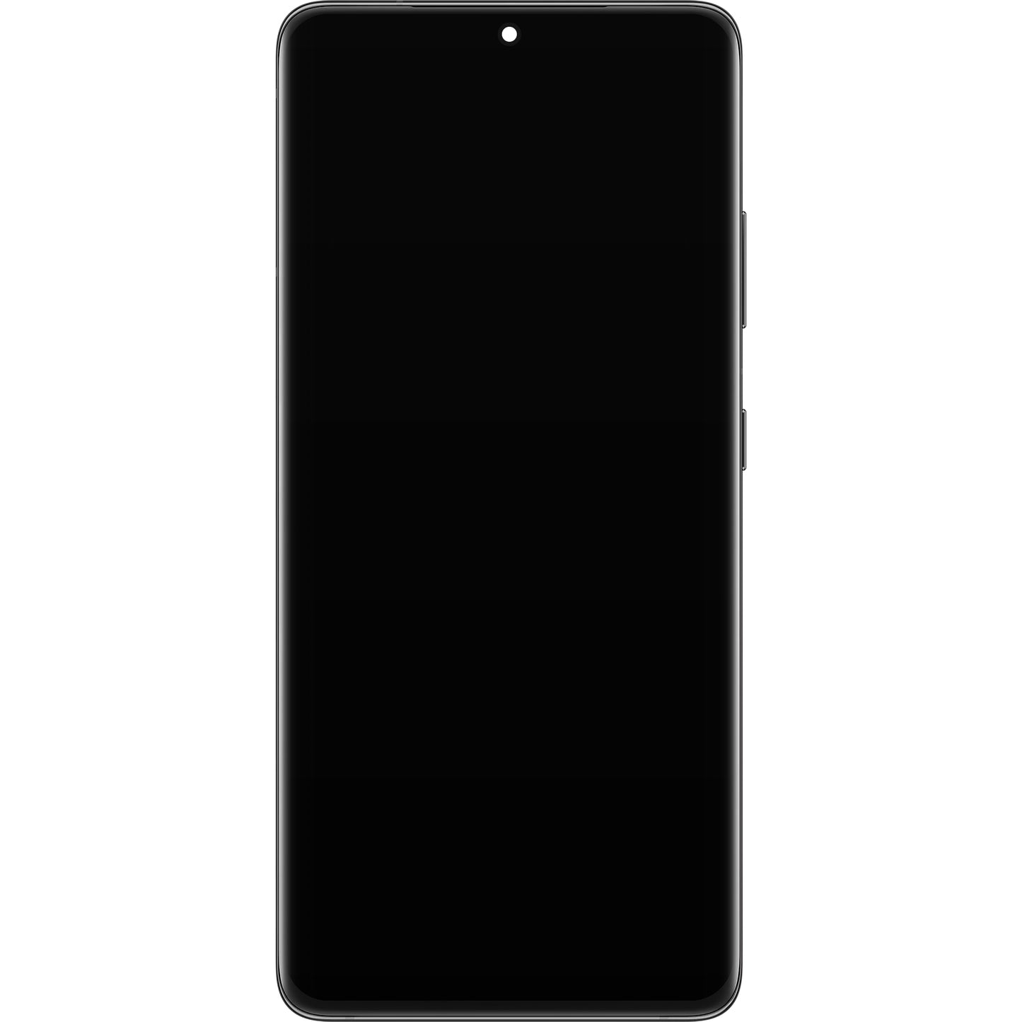 Samsung Galaxy Galaxy S21 Ultra 5G G998 Touchscreen Display with Frame, Black, Service Pack GH82-26035A