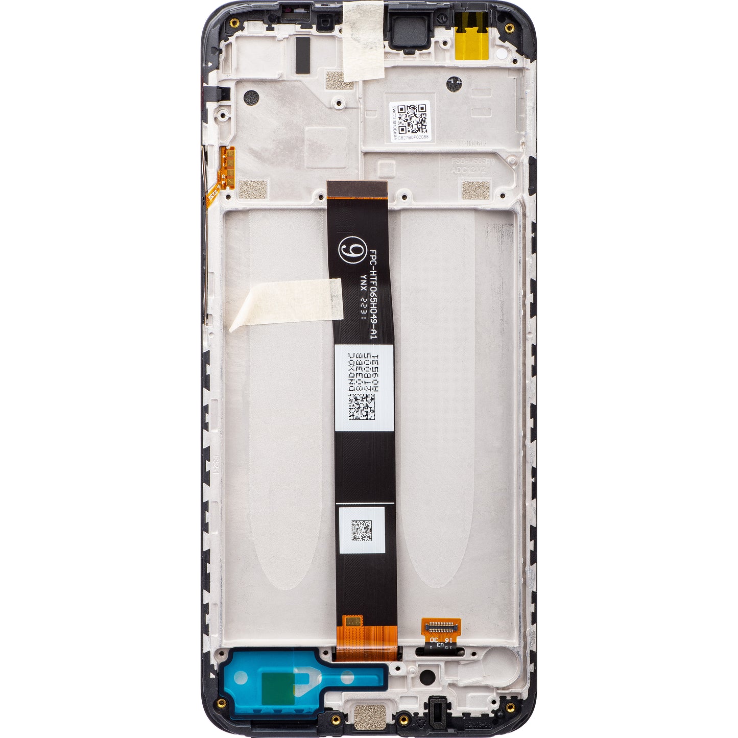 Xiaomi Redmi Redmi 9C NFC / 9C / 9A Touchscreen Display with Frame, Black, Service Pack 5600070C3L00