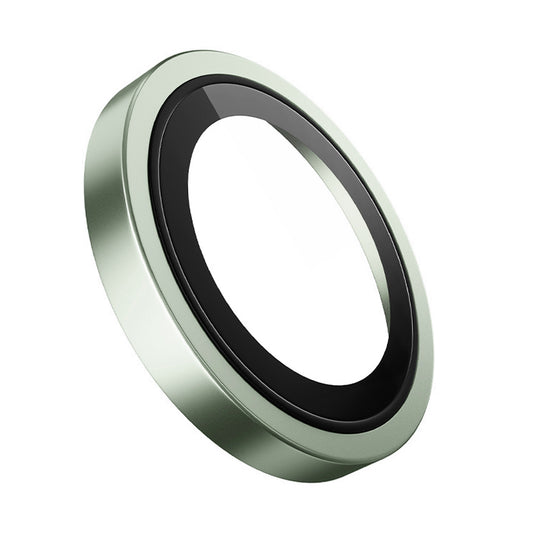 Blueo Metal Frame Rear Camera Protection Film for Apple iPhone 17, Tempered Glass, Green