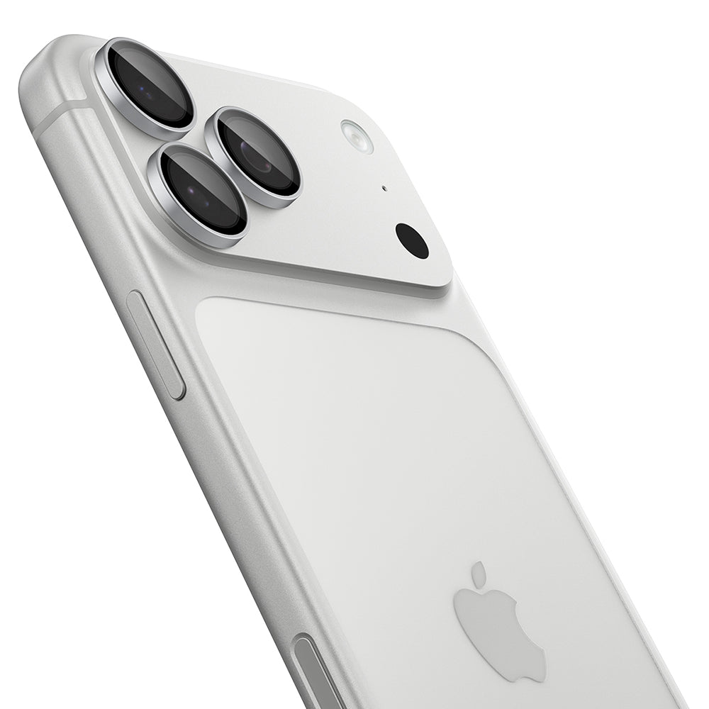 Spigen GlastR EZ FIT Optik Pro Rear Camera Protective Film for Apple iPhone 18 Pro / 18 Pro Max, Tempered Glass, Set of 2 pieces, Silver