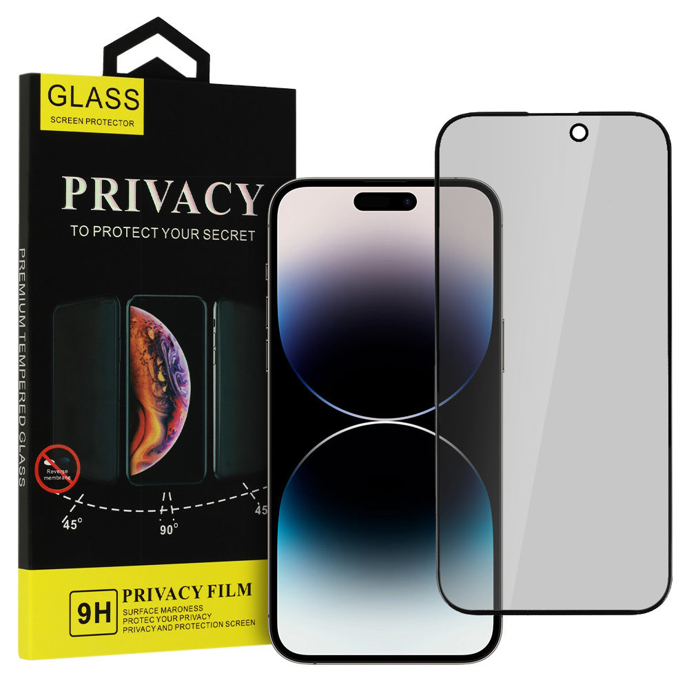 OEM Privacy Screen Protector Shield Screen for Samsung Galaxy A06 A065, Tempered Glass, Full Glue