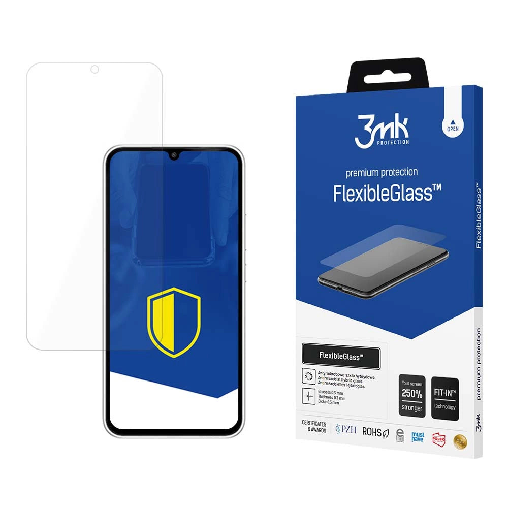 3MK FlexibleGlass Screen Protector for Samsung Galaxy A55 5G A556 / A35 5G A356, Flexible Glass, Full Glue