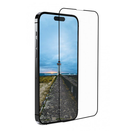 Anank 5X Reinforced Anti Crack Screen Protector for Apple iPhone 17 Pro Max, Tempered Glass, Full Glue, 3D, Black