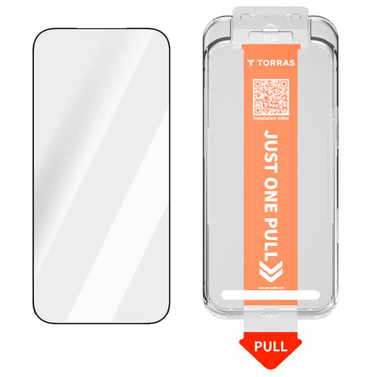 Torras GlassGo Install Master Screen Protector for Apple iPhone 17 Pro Max, Tempered Glass, Full Glue