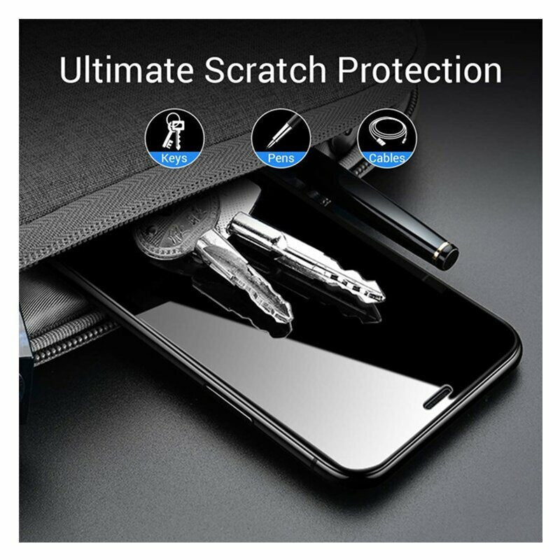 Lito HD Pro Clear Screen Protector for Apple iPhone 17 Pro, Tempered Glass, Full Glue, Black