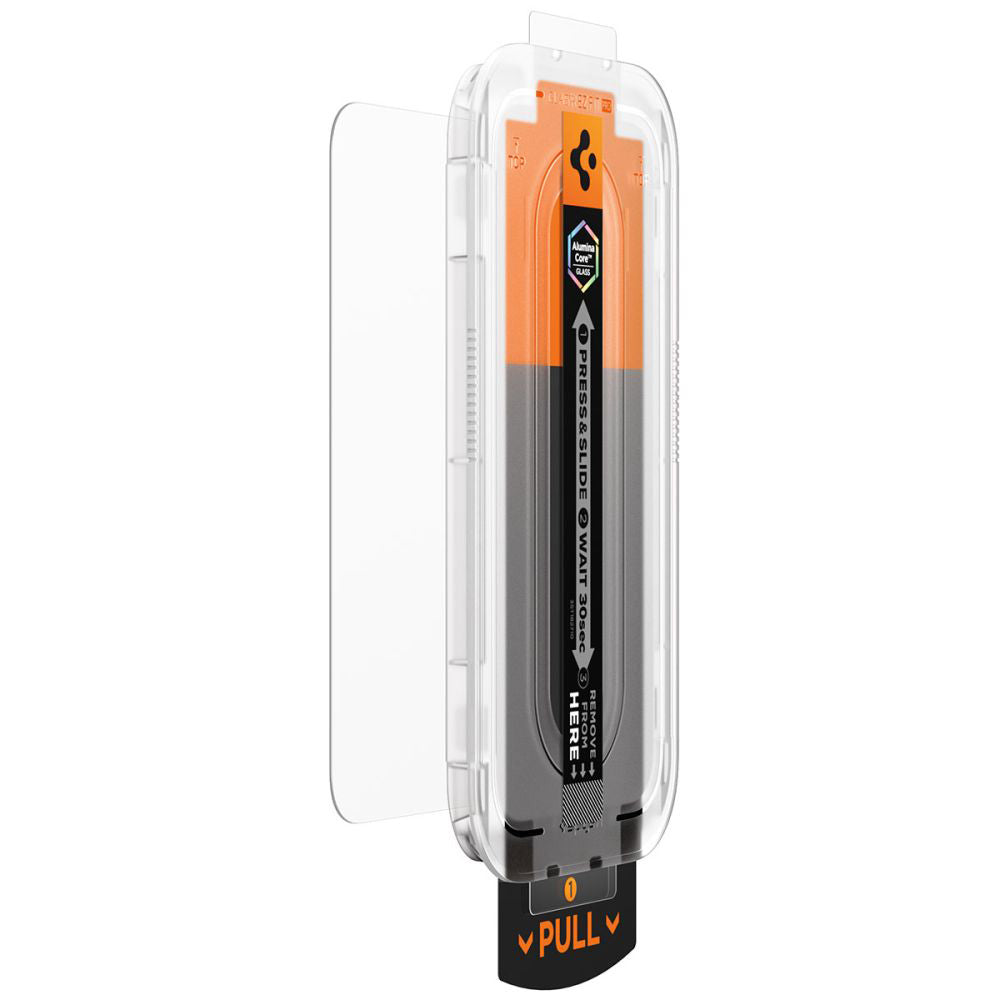 Spigen GlastR EZ FIT Pro Screen Protector for Apple iPhone 17 Air, Tempered Glass, Full Glue AGL09870