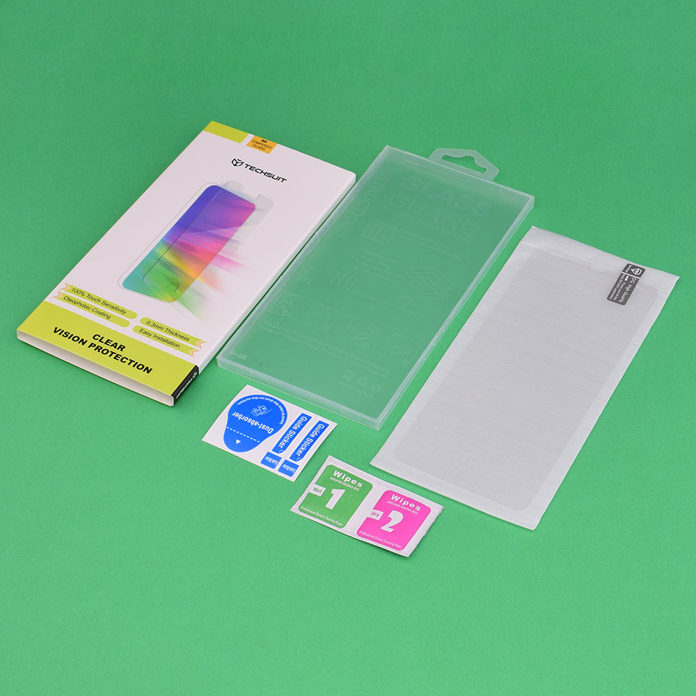 Techsuit Clear Vision Screen Protector for OnePlus 15, Tempered Glass, Full Glue